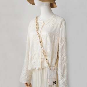 Nouvelle conception d'accessoire unisexe, coloré, blanc, beige, or, sangle de sac, étui de <span class=keywords><strong>téléphone</strong></span>, <span class=keywords><strong>chaîne</strong></span> suspendue, sangle mignonne en acrylique vert, <span class=keywords><strong>chaîne</strong></span> de <span class=keywords><strong>téléphone</strong></span> - Product Image 4