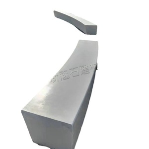 ม้านั่งวงกลม UHPCGRC สีขาวแบบกำหนดเอง New Magic Stone สำหรับโครงการจัดสวน - Product Image 5