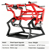 Rhino Squat Rack, équipement de musculation robuste, machine de pressage fessier et de pont fessier, machine Smith rose pour squats fessiers, équipement d'entraînement