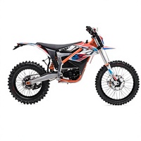 Motocross Eléctrica de Alta Potencia 29KW 72V60Ah 120km/h Velocidad Máxima 120km Autonomía Con Marcha Atrás Motocicleta Todoterreno para Adultos Similar a Surron