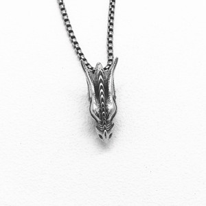 Yunnique-collar con colgante de cabeza de dragón de acero inoxidable, cadena de joyería unisex para fiesta, accesorio de moda - Product Image 1