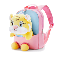 Yajie enfants jouets en peluche singe mignon dessin animé créatif 3D sac à dos quotidien détachable jouet Polyester Mini sac d'école sac à dos pour enfants