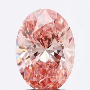 Diamante Rosa Vívido de Laboratorio de Primera Calidad, Corte Oval Brillante, 3.37 Quilates, con Brillo Excepcional para Joyería Fina - Product Image 2