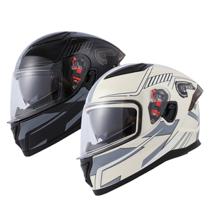 DOT承認済み卸売ヘルメット、バイク用カスコ、ストリートバイクヘルメット、耐衝撃ABS素材、大人用フルフェイスヘルメット - Product Image 1