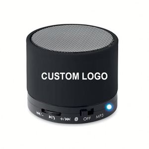 Hot Sale Promotional <b>Gifts</b> Portable Mini Speakers Round Shape Wireless Speaker Bass Sound <b>Small</b> Multimedia Music BT Speaker - Product Image 2