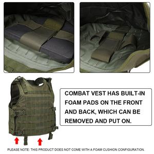 Gilet tactique Sinairsoft personnalisé en Oxford 900D imperméable à dégagement rapide pour la chasse avec fonctions réglables - Product Image 2