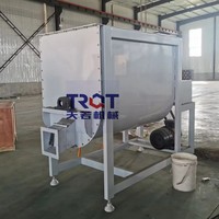 Mélangeur d'aliments pour animaux d'élevage en usine, 500 kg, 1000 kg, 2000 kg, machine à mélanger le maïs, mélangeur d'aliments pour bétail, mélangeur d'aliments pour poissons