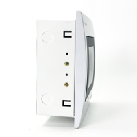 Boîtier de distribution électrique DMT 6 voies IP30 à installation encastrée, en plastique ABS et plaque d'acier galvanisé, 200A 220V