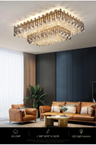 JYLIGHTING moderna elegante lampada a soffitto di cristallo per la casa <span class=keywords><strong>semplice</strong></span> illuminazione di lusso per soggiorno camera da pranzo nuova - Product Image 4