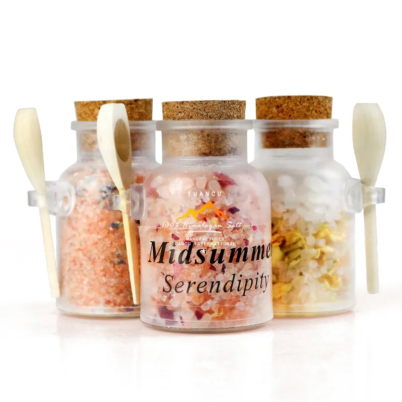 Manufacturer OEM Luxury Private Label Organic Vegan Bulk Bath Muscle Therapy Himalayan Bath Salts