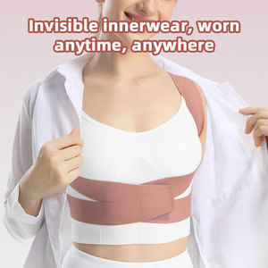 <span class=keywords><strong>Ceinture</strong></span> de Soutien Dorsal Ajustable Respirante <span class=keywords><strong>Anti</strong></span>-Bosses pour Soulagement des Douleurs Claviculaires, Lombaires et de la Colonne Vertébrale - Correcteur de Posture en Gros - Product Image 5