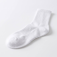 Chaussettes unisexes à logo personnalisé, tricot côtelé, chaussettes décontractées, design personnalisé, couleur personnalisée, OEM ODM pour le sport quotidien, les vêtements de rue
