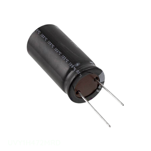 Condensador de Aluminio de Canal del Fabricante 4700 uF, Tipo Through Hole UVY1H472MRD, 4700UF 20% 50V RADIAL - Product Image 1