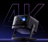 Proyector de Cine en Casa Dangbei RX20 con Resolución 4K, 2000 ANSI Lúmenes, Sistema Operativo Android, Tecnología DLP, Almacenamiento de 64 GB