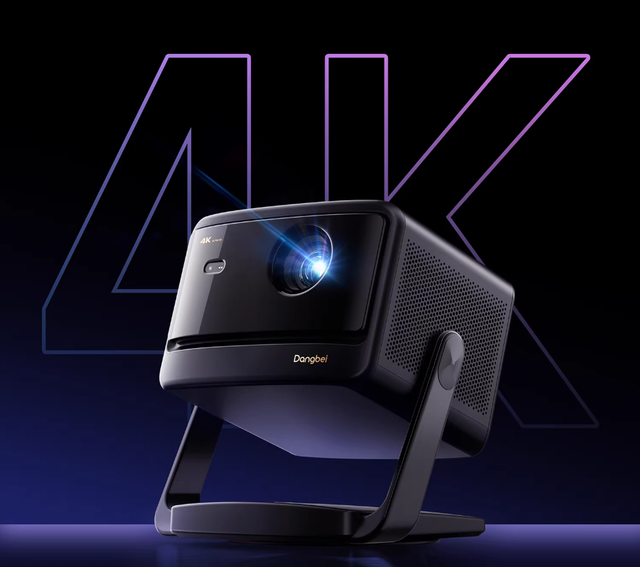 Dangbei RX20 Home Theater Projector with 4K Resolution 2000 ANSI Lumens Android OS DLP Technology 64GB Storage