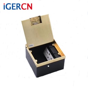 Boîte de Raccordement au Sol en Acier Inoxydable Industriel 16A <span class=keywords><strong>NFC</strong></span> Prise de Courant encastrée Cachée pour Cuisine - Product Image 2