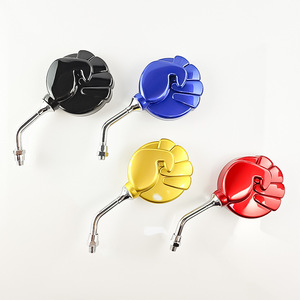 Espejo retrovisor de mano Qiangye Stone para motocicleta, vehículo eléctrico, M9903, ajuste universal, diseño de puño colorido - Product Image 3