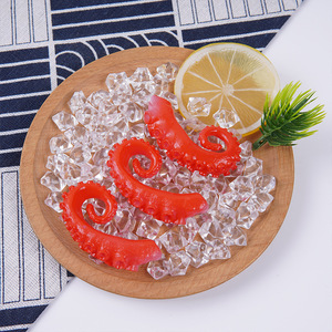Articles en liquidation : Porte-clés tentacules de calmar imitation fruits de mer, pendentifs amusants tentacules de pieuvre, pinces à cheveux DIY en forme d'aliments et - Product Image 3