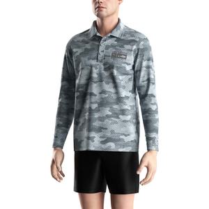 Chemises tactiques à manches longues pour hommes, camouflage blanc, polo de pêche, polo de golf, durable, séchage rapide, protection UV - Product Image 4