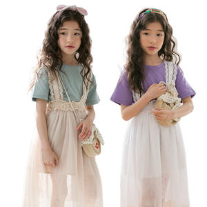 Nuevos Vestidos Modernos de Verano al por Mayor para Quinceañeras, Estilo Safari Occidental y Coreano, para Niñas Pequeñas, de Tienda Online al por Mayor - Product Image 4