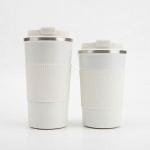 Portable 304 Stainless Steel Smart Coffee <b>Cup</b> with Silicone Cover Insulated Water Bottle for Outdoor Car Use Business Gift <b>Cup</b> - Product Image 2