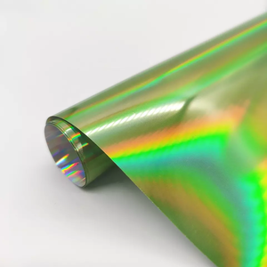 Film de lamination <span class=keywords><strong>thermique</strong></span> métallisé holographique souple pour étiquettes de chaussures et de vêtements, matériel publicitaire - Product Image 4