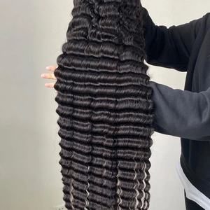 Pelucas de Cabello Humano sin Pegamento, Pelucas de Cabello Indio Virgen Pre-Arrancado, Encaje HD Marrón Ondulado Profundo 13x6, Pelucas con Encaje Frontal Transparente HD - Product Image 2