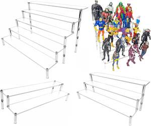 ชั้นวางอะคริลิคใส 4 ชั้น สำหรับจัดระเบียบบนโต๊ะ ใช้สำหรับวางคัพเค้ก น้ำหอม ฟิกเกอร์ ของเล่น ขนมหวาน ของหวานบุฟเฟต์ - Product Image 6