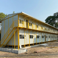 Maison de chantier de construction de type K, portable et temporaire, facile à assembler Maison préfabriquée pour main-d 'œuvre Maison préfabriquée
