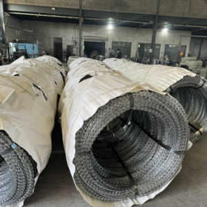 Mạ kẽm concertina dao cạo dây thép gai lưới cho Pakistan thép dao cạo dây tù hàng rào cho an ninh - Product Image 6