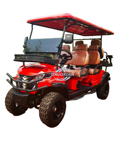 Voiturette de golf électrique robuste 8 places, conduite stable, véhicule utilitaire haut de gamme - Product Image 4