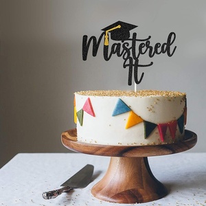 DAMAI 2025 Décoration de gâteau de remise de diplôme « Vous avez réussi » – Décoration de gâteau « Bravo, diplômé » – Décorations de fête de remise de diplôme universitaire 2025 - Product Image 3