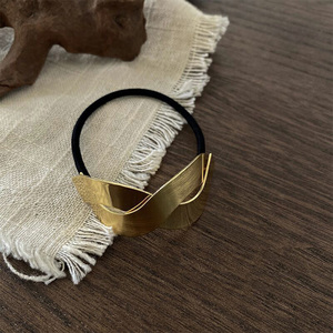 Nuovo Arrivo: Fermaglio per Capelli in <span class=keywords><strong>Metallo</strong></span> Dorato Spazzolato, Elastici e Accessori per Capelli Eleganti in <span class=keywords><strong>Metallo</strong></span> - Product Image 4