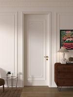 Portes intérieures modernes peintes en blanc, finition laquée, isolation phonique, porte en bois pour maison, appartement, villa, hôtel, chambre