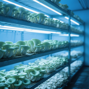 פטריות הוביל לגדול אור צינור כחול 1ft ~ 8ft t5 בר צמיחה עבור cremini portobello כפתור שיטאקה פטריות מקורה משק - Product Image 2