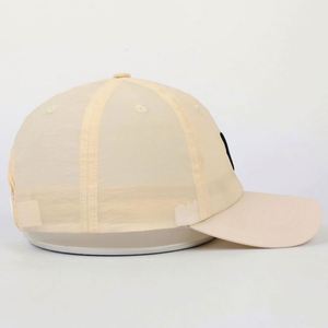 Comfortable New Design 6 Panel Unisex Adult Unstructured Beige Adjustable Polyester Quick Dry 3D Embroidery Baseball <b>Hat</b> - Product Image 5