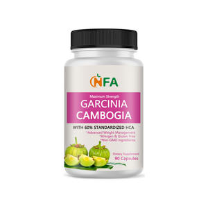 Cápsulas de Garcinia Cambogia de etiqueta privada OEM sin alérgenos y sin gluten, compatible con fórmula de acción rápida y ayuda a suprimir el apetito - Product Image 1