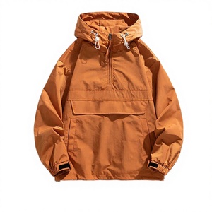 Custom <b>Men's</b> Waterproof Outdoor Riding <b>Jacket</b> Lightweight Half-Zip <b>Pullover</b> Windbreaker <b>Jacket</b> - Product Image 2
