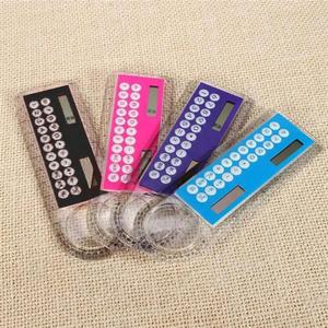Règle avec loupe transparente, mini papeterie, jouets mathématiques, calculatrice électronique de poche pour l'école - Product Image 2