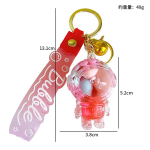Llavero Kawaii Líquido Vacío de PVC, Divertido, Transparente, con Estrella, Mini Regalos, Llavero Líquido 2024 - Product Image 3