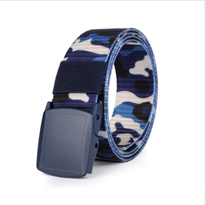 Ceinture en nylon DFCB02 de 125 cm pour étudiants, avec boucles en plastique, style camouflage marin et woodland, pour le camping et le combat, tendance - Product Image 6
