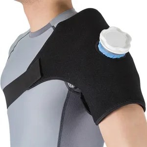 E-Life E-IPS001Health Care Shoulder Cold Compression Therapy Ice Wrap With Reusable Gel Ice Pack