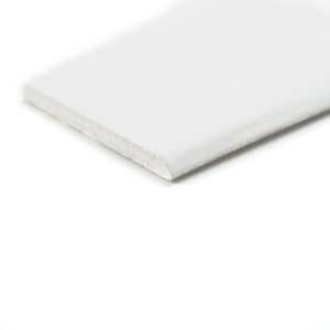 Battiscopa in Porcellana Bianca Opaca 8x60 Cm Spessore 9 Mm Bordi Irregolari - Product Image 2