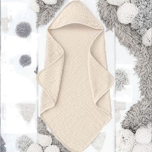 <span class=keywords><strong>Serviette</strong></span> <span class=keywords><strong>de</strong></span> bain bébé douce en mousseline <span class=keywords><strong>de</strong></span> coton 100% avec capuche pour nourrissons, tout-petits et enfants <span class=keywords><strong>Serviette</strong></span> à capuche bébé - Product Image 6