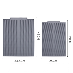 Modern <b>Silicone</b> Drainage Mat Large Size Dish Drying Mat for Fruit & Vegetable <b>Tools</b> - Product Image 5