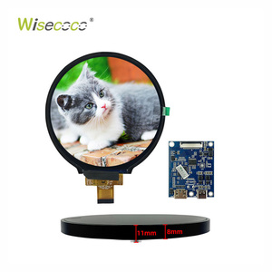 Tùy chỉnh 4 inch IPS Vòng <span class=keywords><strong>LCD</strong></span> hiển thị 1200nits ánh sáng mặt trời có thể đọc được 720x720 mipi Giao diện thông tư <span class=keywords><strong>LCD</strong></span> hiển thị cho Raspberry Pi - Product Image 2