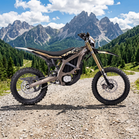 Vélo électrique Surron Ultra Bee 21kW avec amortisseur à air de 240 mm, empattement de 1380 mm, rigidité stable, cadre forgé, pour adulte, 74V 60Ah, autonomie de 140 km