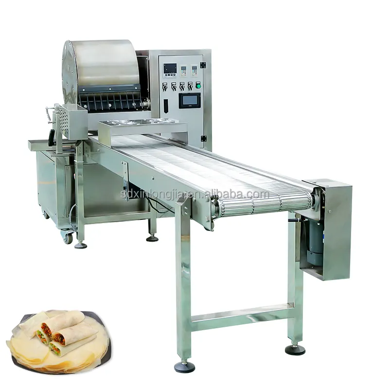Máquina automática para envolver rollos de primavera, máquina para hacer hojas de rollos de Primavera de pastelería Samosa