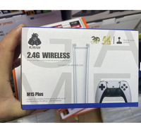 Console de jeu portable M15 Plus 4K HD sans fil pour sortie TV, manette de jeu 3D, émulateur de jeux rétro