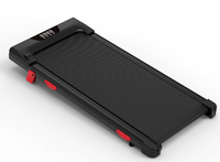 Tapis roulant électrique TOPFIT, mini tapis roulant sous le bureau avec écran LED et vibrations pour la remise en forme à domicile